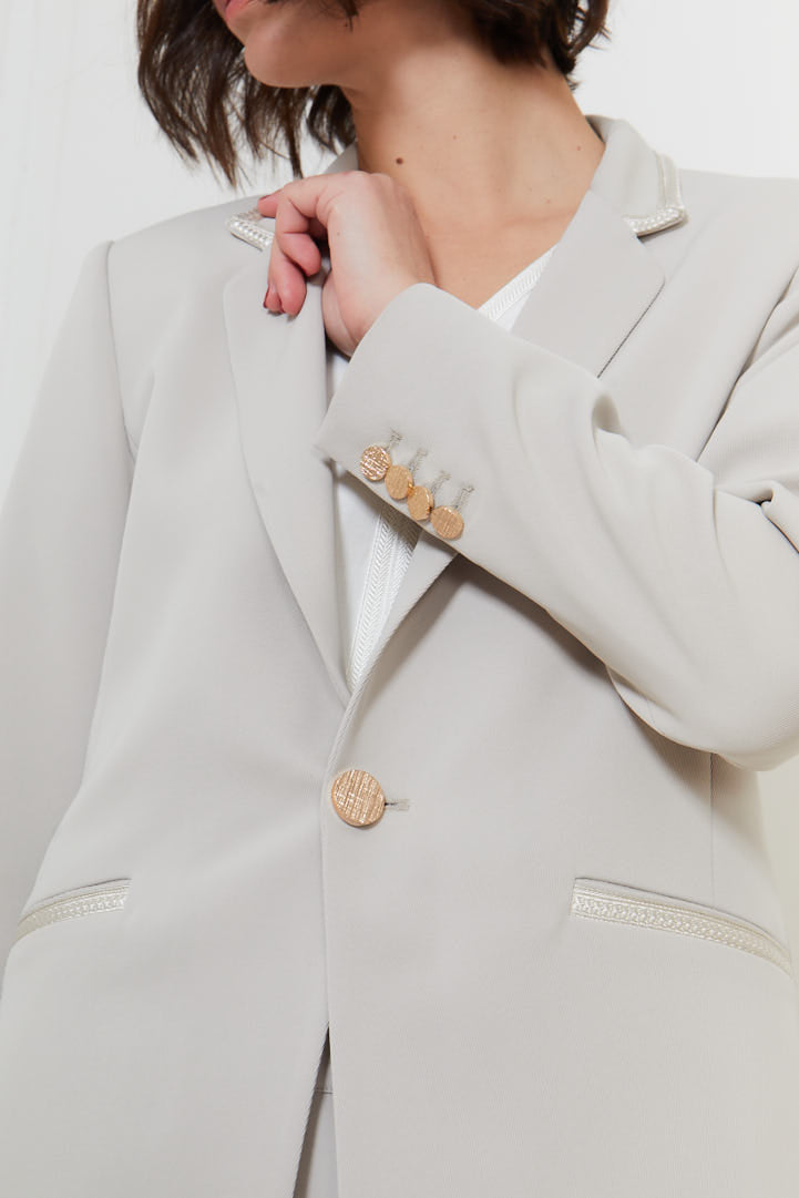 veste beige femme